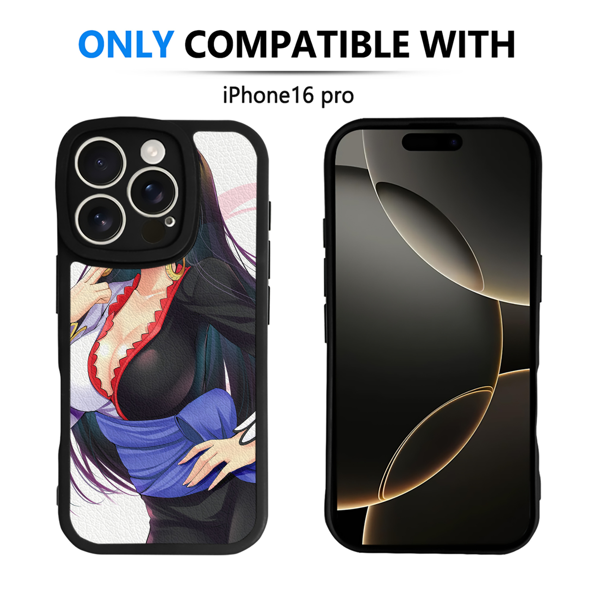 （画像用） ワンピース ONE PIECE 【iPhone 16シリーズ対応】シリコンスマホケース（レザー調） 材質：シリコン